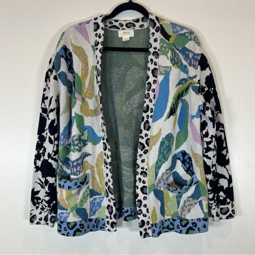 MAEVE for Anthropologie Savannah Contrast Cardigan